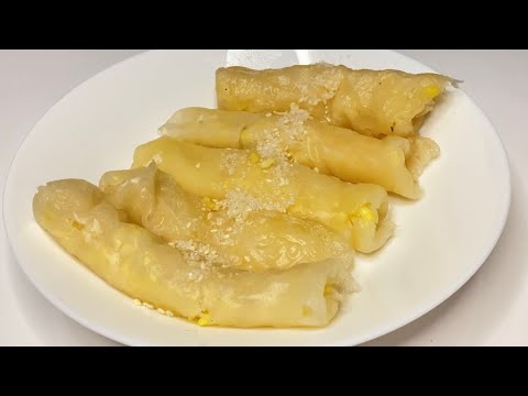 Khmer Rolled Rice Flour Cake with Bean Dessert- Food & Travel by Noun