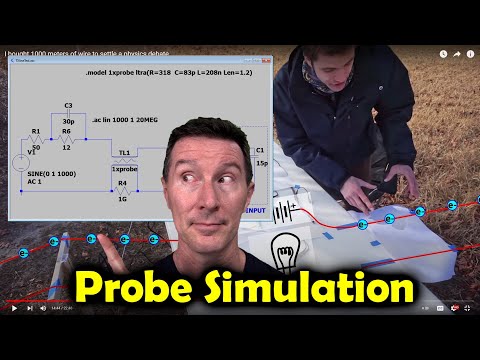 EEVblog 1445 - How to Simulate an Oscilloscope Probe in LTSPICE