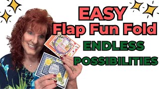 EASY Flap Fun Fold Tutorial YOU MUST TRY!🧡