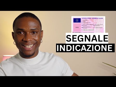 Segnale Di Indicazione PT 1 | Patente B Study for English speakers