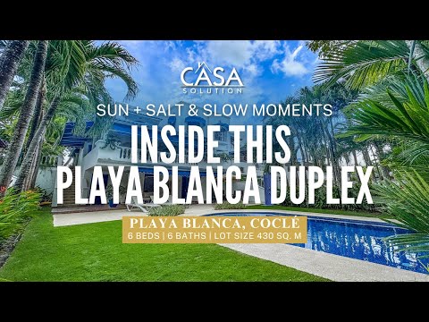 Inside a 6-Bedroom Beachfront Duplex in PH Marina del Rey, Playa Blanca