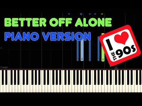 Alice DeeJay Better off Alone | Synthesia w/MIDI