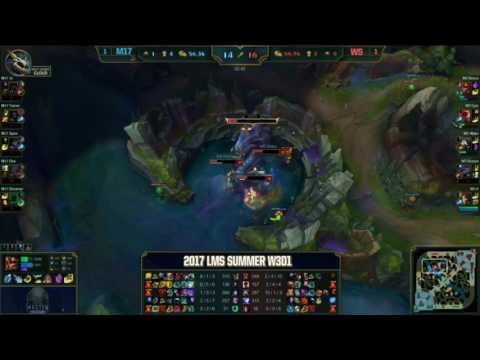 M17 vs WS Highlights Game 3 LMS 精華 夏季職業聯賽 2017 SUMMER Machi Esports vs Wayi Spider