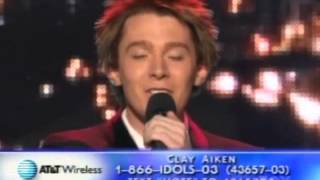 American Idol 2 - Clay Aiken - Top 3 performances