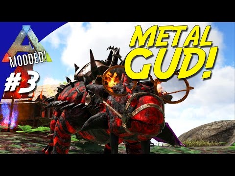 METAL GUD! - ARK Survival Evolved Dansk Modded - Ep 3 (Pugnacia)