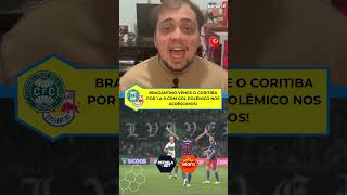 Bragantino vence o Coritiba por 1 a 0 com gol polêmico nos acréscimos