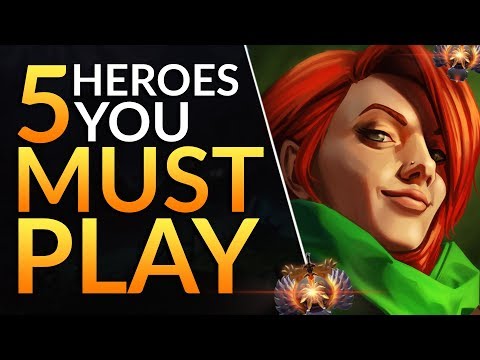 Top 5 BROKEN Heroes you MUST PLAY in Patch 7.22D - Meta Tips to WIN MORE | Dota 2 Guide