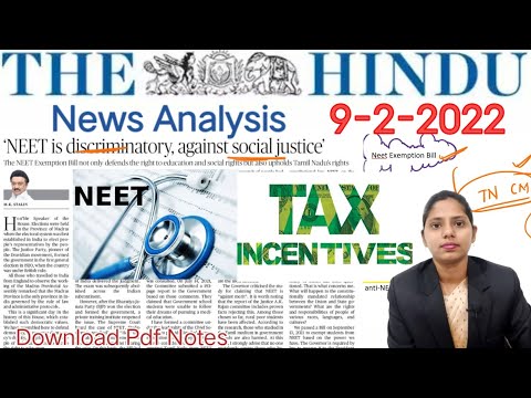 9 February 2022: The Hindu Newspaper Analysis in English