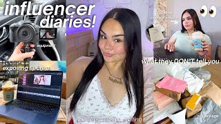 DAYS IN THE LIFE of a Full-Time INFLUENCER 📸 filming, editing, pr & exposing creator secrets!