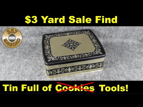 Yard Sale Tool Haul - $3 Cookie Tin Full of Tools!