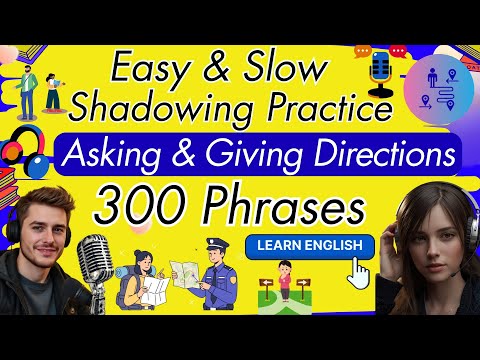 300 Phrases for Asking and Giving Directions in English | Basic English Podcast