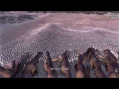 666666 Chickens vs 100 T-Rex ULTIMATE EPIC BATTLE SIMULATOR