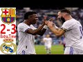 Barcelona VS Real Madrid 2-3 Extended Highlights & All Goals 2022 || Valverde || Benzema || Fati