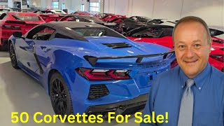 50 Corvettes for sale! 2025 Corvette Stingray Convertible for sale 416-570-4772
