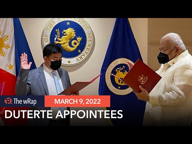 Top PDP-Laban official appointed Duterte’s acting Cabinet secretary