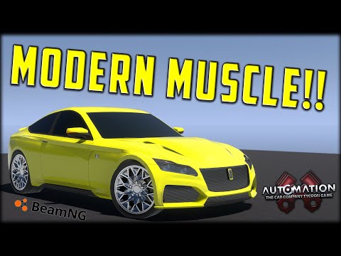 Building A Modern Muscle Car In Automation!! Automation - BeamNG