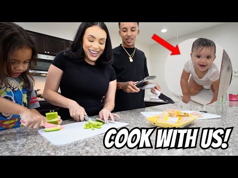 An Eventful Evening: Cooking, Baby Adventures, and Family Fun