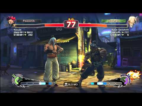 SSF4 AE Europe Ranked: Kiouze(Akuma) vs RaGe Genshir0(Gen)
