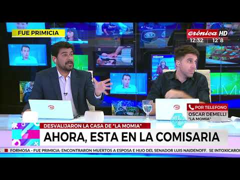 Le desvalijaron la casa a "La Momia". Hablamos con Oscar Demelli
