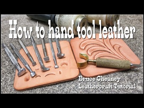 Leather tooling basics tutorial for beginners with Craftools and other select #leathercraft tools