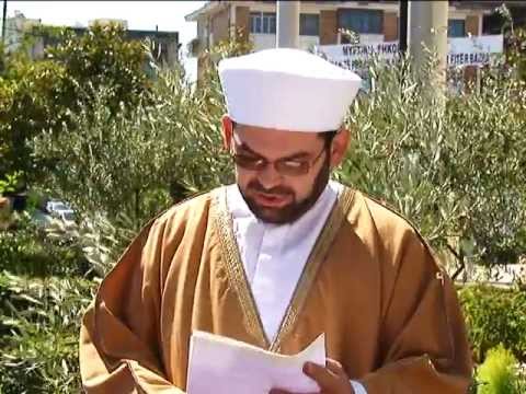 Myftinia Shkoder, 18 gusht 2012 - Mesazhi i Myftiut Imam Muhamed Sytari per Fiter Bajramin 1433.mpg