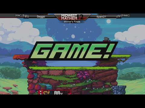 Midwest Mayhem 12 - Rivals of Aether - Winner's Finals - Seggo (Kragg) Vs. Sparx21 (Kragg)