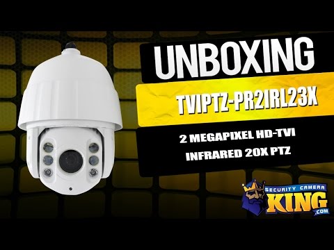 Unboxing: 2 Megapixel Indoor/Outdoor HD-TVI PTZ - TVIPTZ-PR2IRL23X