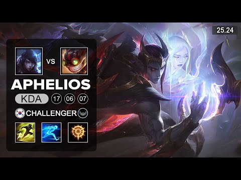 Aphelios vs Ziggs ADC - KR Challenger - Patch 25.24 Season 15
