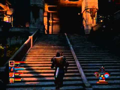 Sword and Shield Warrior Dragon Age 2 Demo