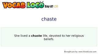Video thumbnail for chaste