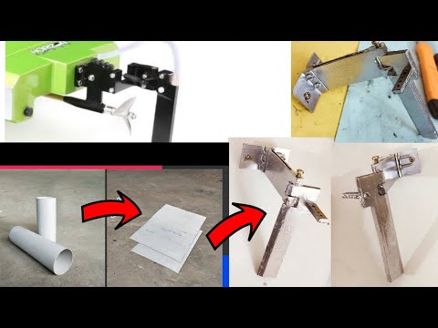 Home made RC boat rudder by PVC pipe.