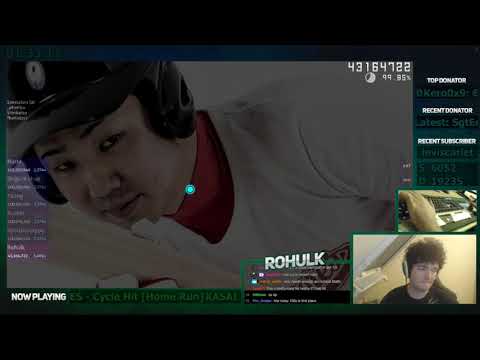 Rohulk | KASAI HARCORES - Cycle Hit [Home Run] +HDHR FC 99.86% #1 484pp | Liveplay w/Chat!