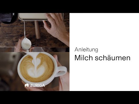 Milch schäumen | ZURIGA – Schweizer Siebträgermaschine für zu Hause