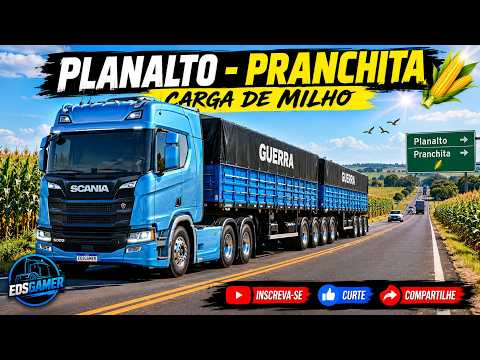 ✅🔴 DE PLANALTO ( PR )  -  PRANCHITA ( PR )  - CARGA DE MILHO  1.61 #ets2 #eurotrucksimulator2