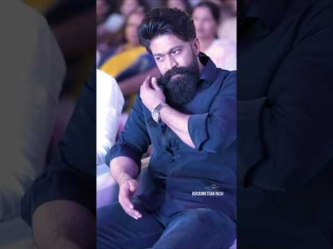 Rocking Star Yash at Pre Release Event #yash #toxicmovie #shorts