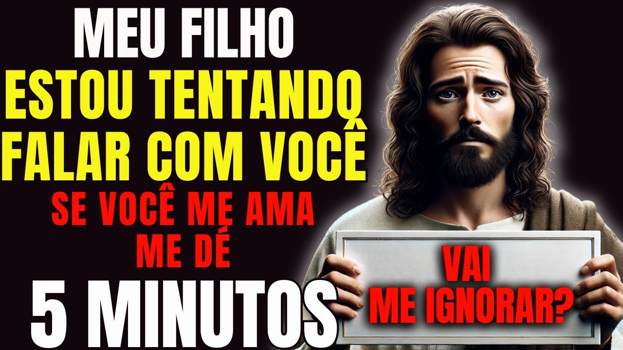 DEUS DIZ ESTOU FARTO DE SER IGNORADO, ASSISTA ESSA MENSAGEM É PARA TI, POR FAVOR NÃO DEIXE DE VER.