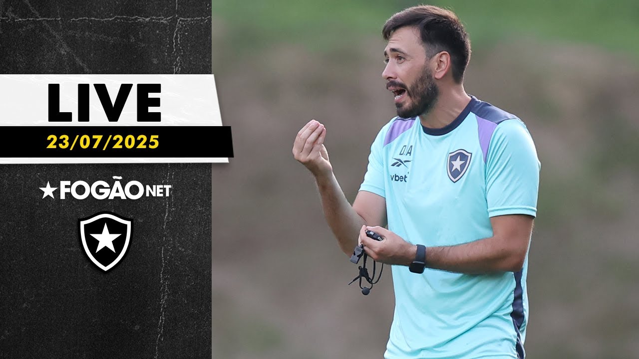 LIVE | Botafogo tem rara semana de trabalho sem jogo e segue buscando reforços