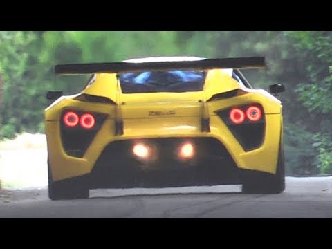 Zenvo TSR V8 Twin-Supercharged Engine Sound - Accelerations & Backfires!