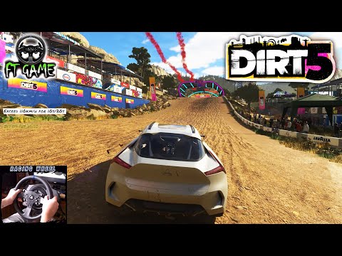 DIRT 5 Mitsubishi E-Evolution | Career Gameplay P24 | Thrustmaster, 4K 60fps