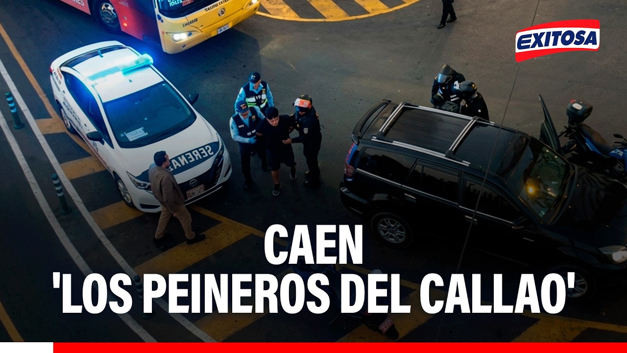 🔴🔵 Caen 'Los Peineros del Callao': Banda dedicada al robo de autopartes en tres distritos