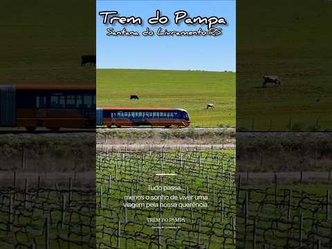 TREM DO PAMPA na Fronteira da Paz #tremdopampa #turismors #fronteiradapaz #santanadolivramento