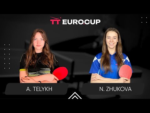 09:30 Anastasiia Telykh  - Nadiia Zhukova 17.03.2024 TT Euro.Cup Women Ukraine Master. TABLE 3