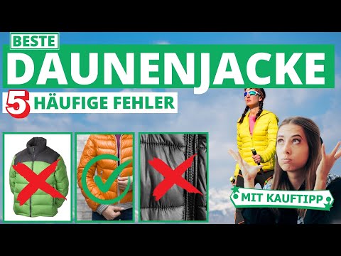 Beste Daunenjacke: 5 Fehler, die du vermeiden solltest