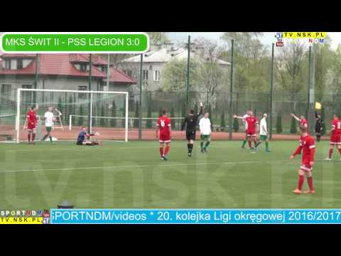 tv.nsk.pl 2017-04-15 MKS Świt II Nowy Dwór Maz. - PSS Legion Warszawa 3:3 (3:0) spalony po karnym?