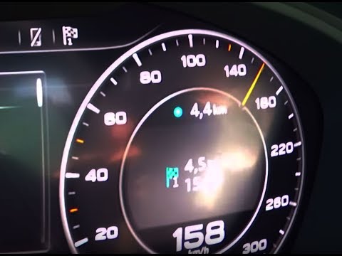 2015 Audi A4 Avant 2.0 TDI 0-100 kmh kph 0-60 mph Tachovideo Beschleunigung Acceleration