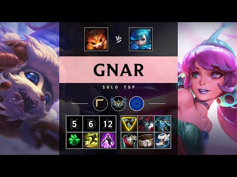 Gnar Top vs Gwen - EUW Challenger Patch 25.15
