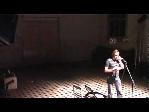 Johann Reißer Lyrikperformance Theaterkapelle Berlin 2011