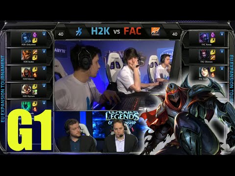 H2k Gaming vs n!faculty | Game 1 Round 3 EU LCS Expansion Tournament | GIA vs RG G1 50FPS