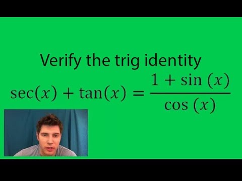 Verifying Trig Identities