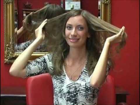 Long to short bob with shaved undercut